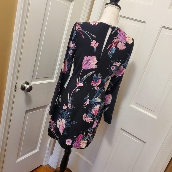 NWT Leith Floral Print A-Line Mini Dress Size Small Retail $49.00 - Picture 6 of 13